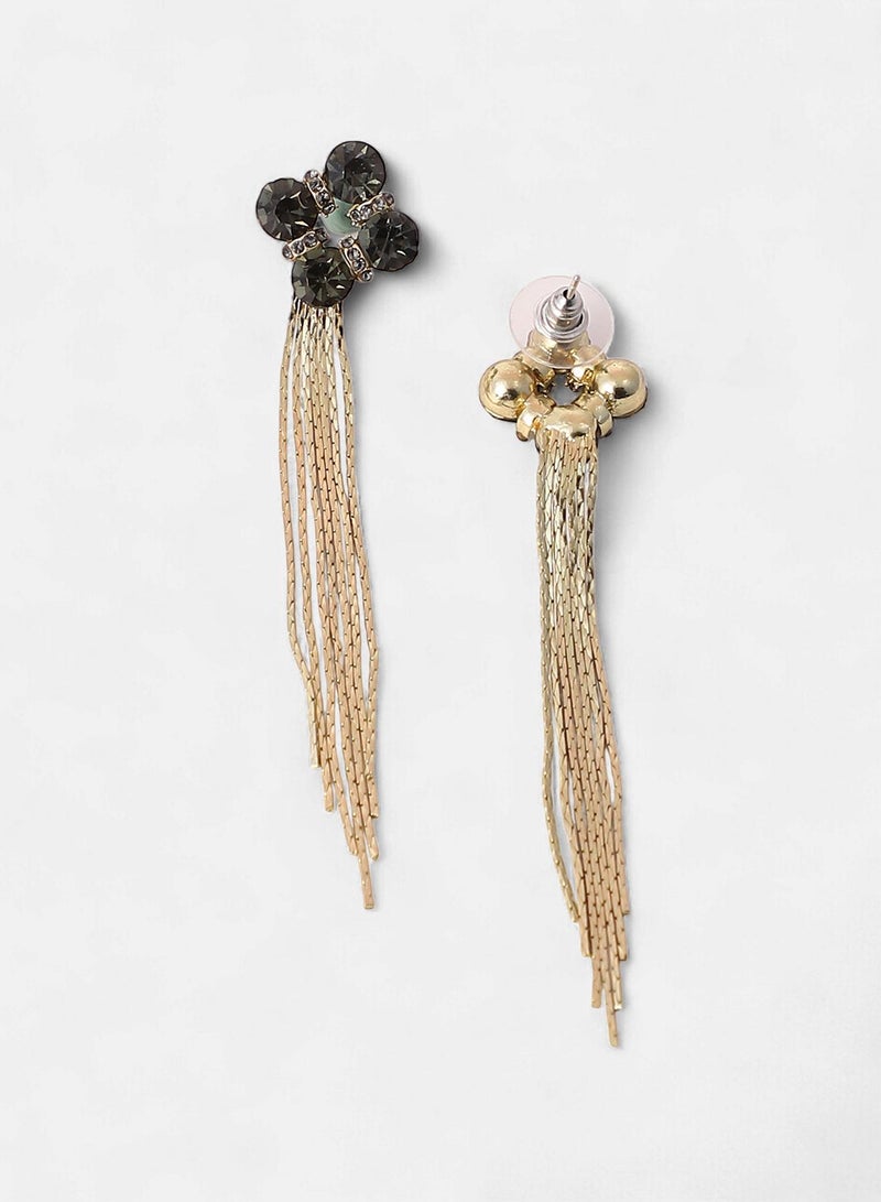 SOHI Flora-Chain Artificial Drop Earring Jewellery  - Image 5