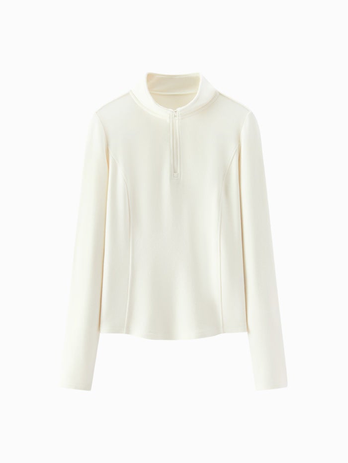 سيمير بلوفر بسحاب نصف أمامي وياقة قائمة للنساء - Image 2