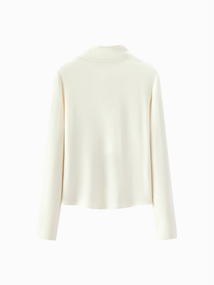 سيمير بلوفر بسحاب نصف أمامي وياقة قائمة للنساء - Image 3