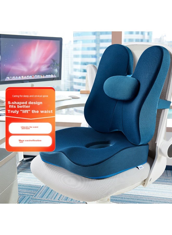 Jago Jiaoao Seat Cushion, Lumbar Support Pad, Office Chair Back Support, Back Care Cushion, Long-sitting Aid Pad, Chair Pad - Image 1