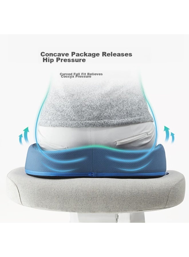 Jago Jiaoao Seat Cushion, Lumbar Support Pad, Office Chair Back Support, Back Care Cushion, Long-sitting Aid Pad, Chair Pad - Image 3
