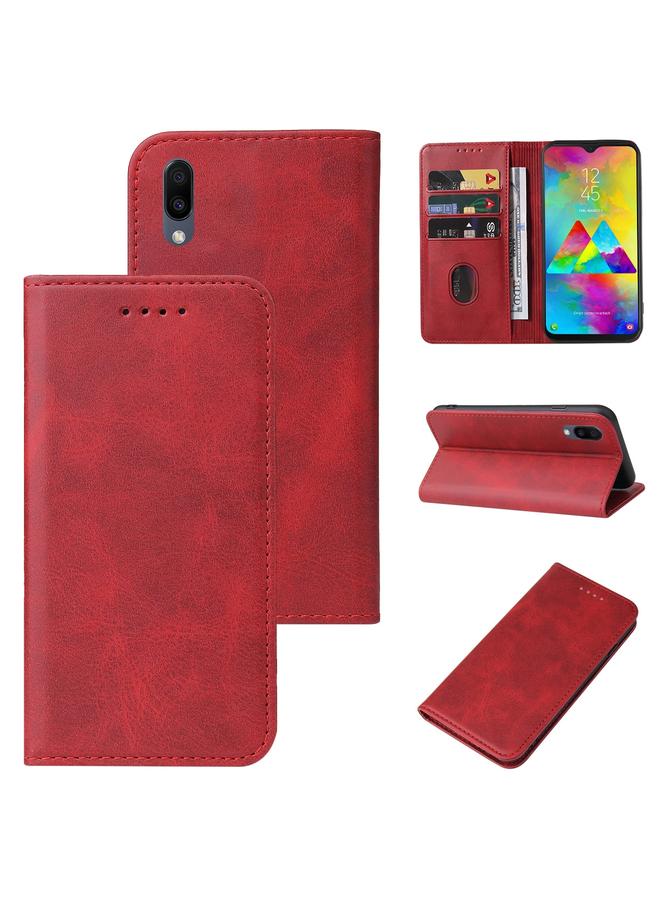 S-TOP Case For Samsung Galaxy M20 Magnetic Closure Leather Phone Case - Image 1