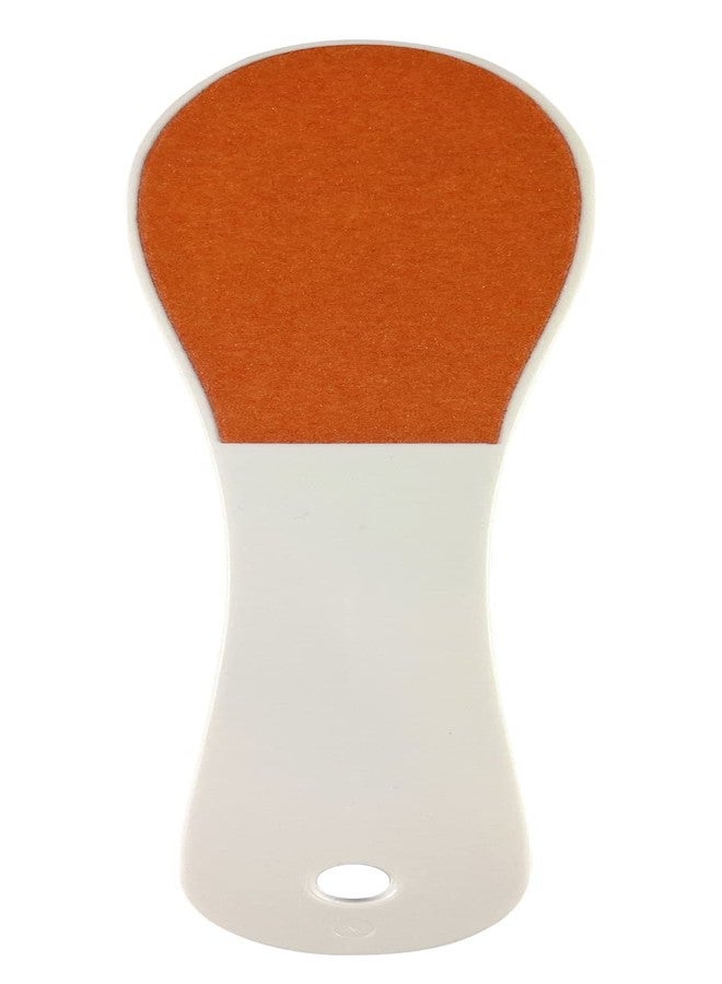 Soft Touch Grinder Foot File, Callus Remover, Heel Scraper, Disinfectable/Washable, Double-Sided - 80/120 Grit, Red/Peach St Tropez, Pedicure Tool - Image 2