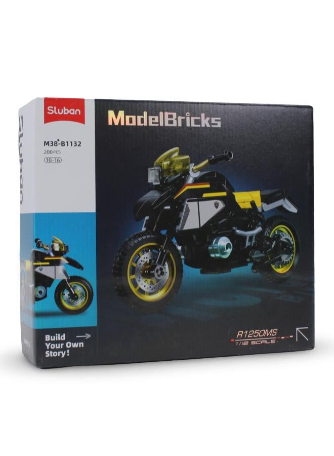 Sluban Model Bricks R1250 GS Motorcycle - 200Pcs - Image 1
