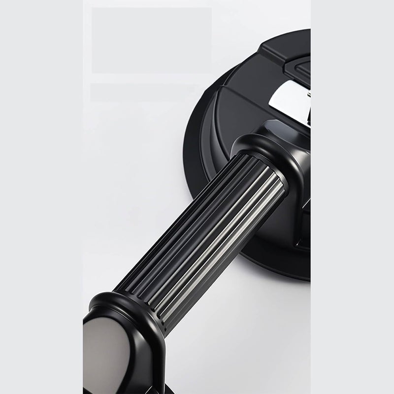 Floor gap repair tool (suitable for suspended wood floor) Heavy duty aluminum alloy vacuum suction cup glass puller, professional DIY hand tools (black two-claw model) - Image 4