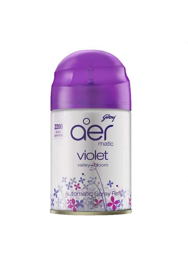 Godrej Aer Matic Automatic Air Freshener Refill Violet Valley Bloom 210ml - Image 1