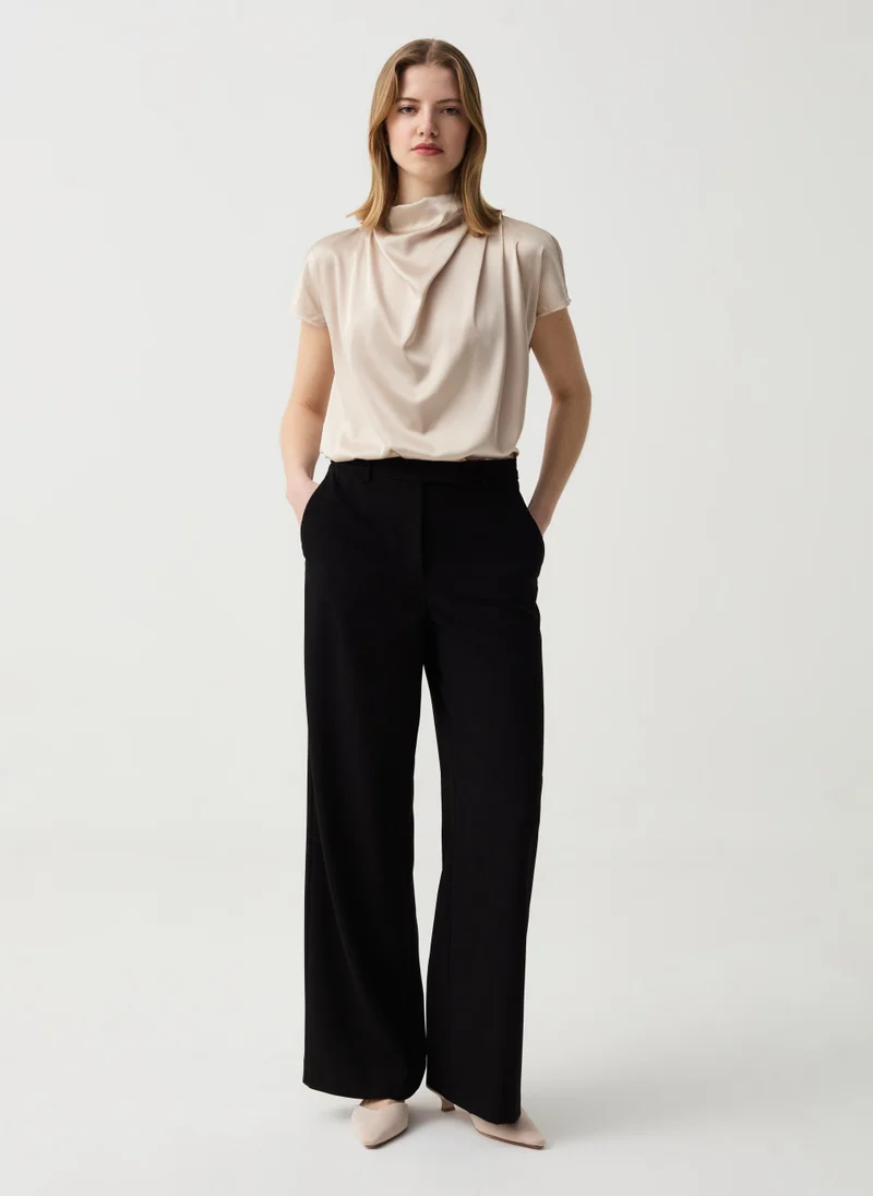 او في اس Ovs  Shirt Brown Rice