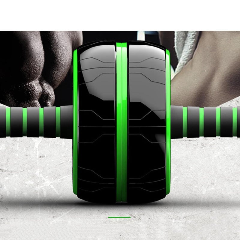 Silent Abdominal Exercise Roller With Broad Frame PVC Thicken Wheel For Core Home Fitness Training - Image 5
