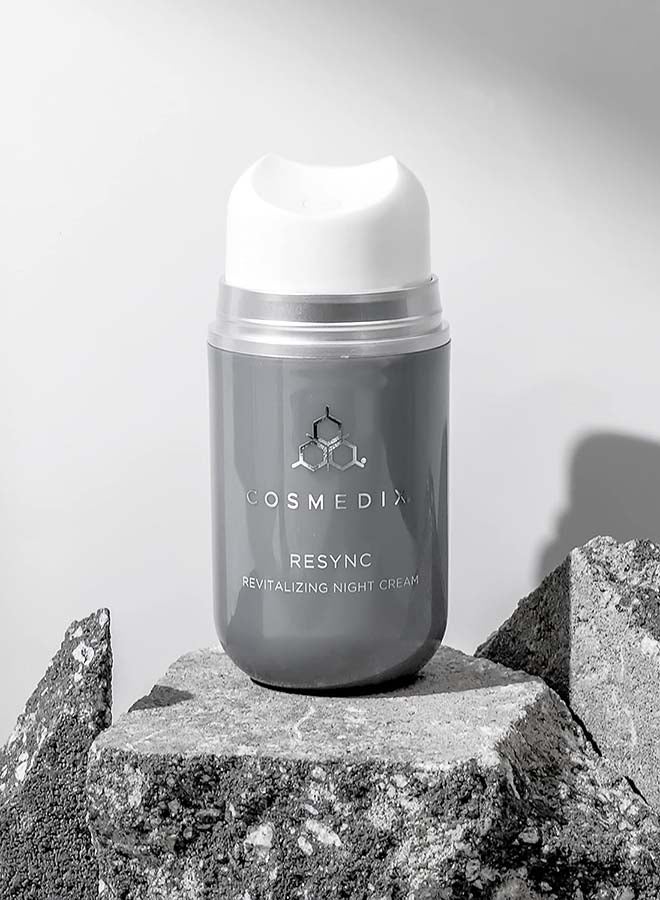 CosMedix Resync Revitalising Exfoliating Night Cream Overnight Renewal Treatment | For Smoother Younger Looking Skin 50ml - Image 4