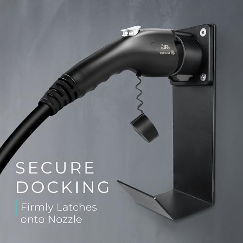 Lectron Electric Vehicle Charger Nozzle Holster Dock & J-Hook Combo for All J1772 EVs - Image 3