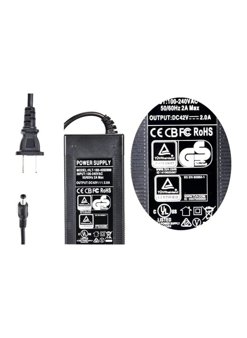 ELTRAZONE - ELTERAZONE 42V,2A Electric Scooter Charger,Only Suitable for gotrax.GXL V2.Apex.Xr Ultra.XR Elite.G3.G4.GMAX Ultra.Vibe. - Image 1
