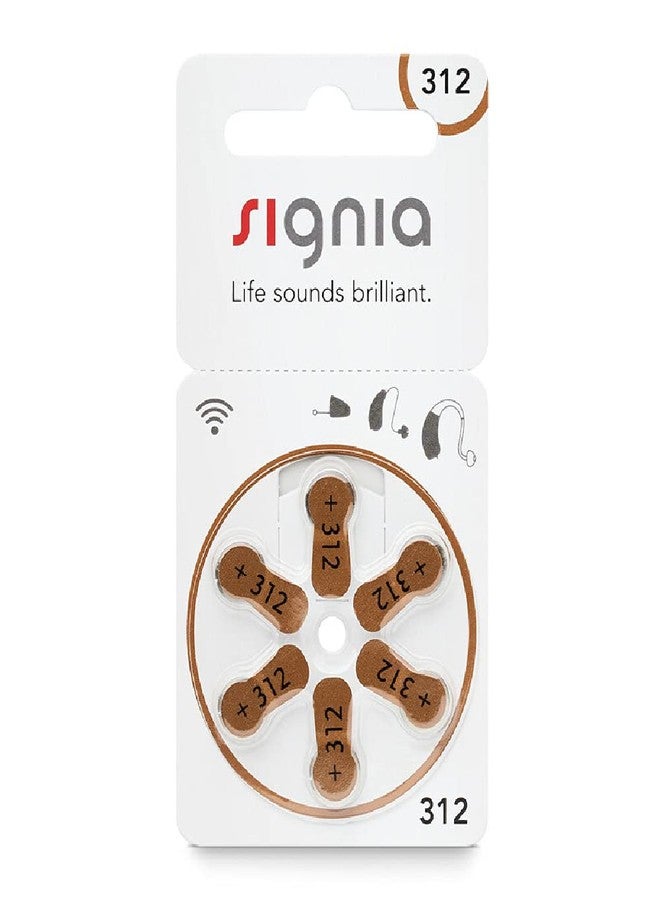 Signia Hearing Aid Batteries 312-Pack of 24 Batteries-Hearstore.in - Image 1