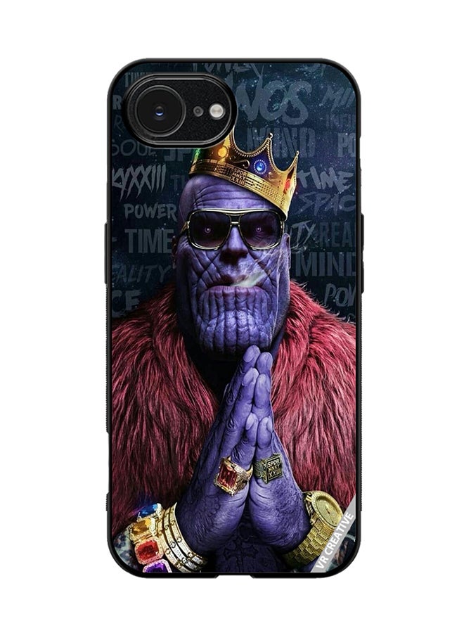 VR CREATIVE Protective Case Cover For Apple iPhone 16e Thanos Design Multicolour