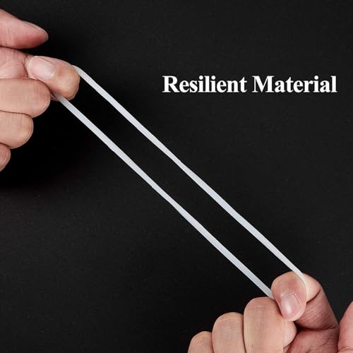 Mudder 6 Pieces Rubber Gasket Replacement Ring Seal White O Ring Compatible with Magic 250w Gasket for Replacement Parts Seal Cups Lids - Image 5