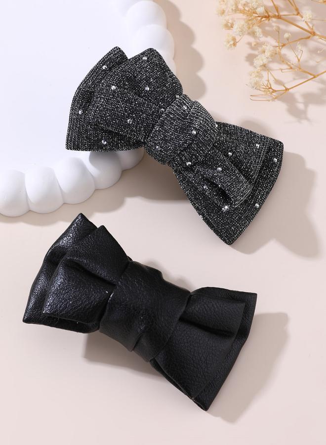 تايك تو مجموعة من 2 مشبك شعر كاجوال - Image 3