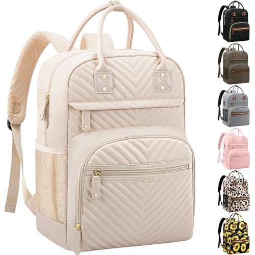 Tenot Diaper Bag Backpack Tote for Women Large Capacity Baby Bag with Insulated Pockets Multifunctional Diaper Bags For Baby Girl Boy Waterproof Baby Bags For Boys Girls Maternity Bag Beige - Image 1