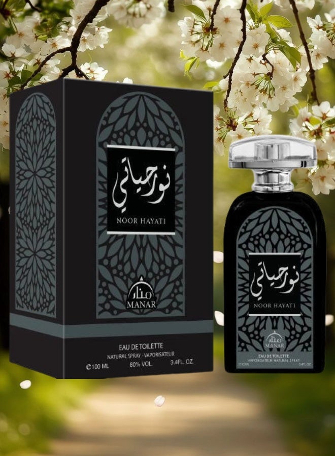 manar 5 Pieces Noor Hayati Perfume 100ML - Image 2