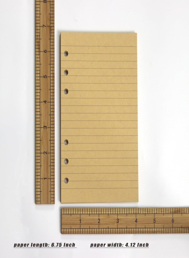 Fishknow Leather Refillable Notebook,Vintage Leather Journal Diary Journal,7 x 5 IN A6 Binder Notebook (Dark Brown) - Image 3