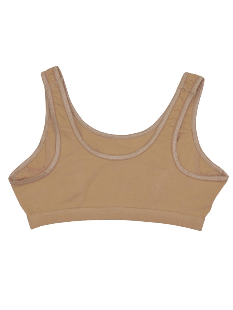 DChica Essentials Comfortable Non Padded, Non Wired No Hook Broad & Thin Strap Bras (Set of 4)_Color May Vary - Image 4