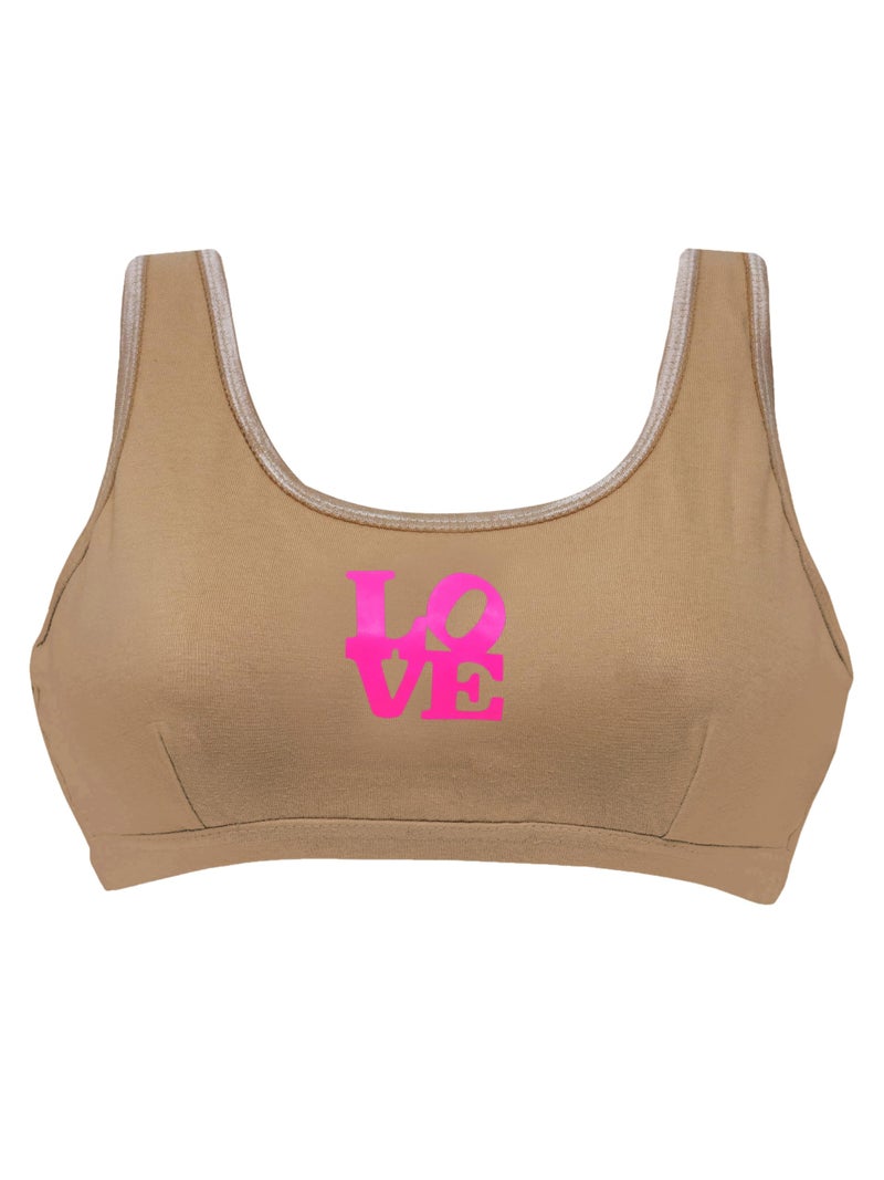 DChica Essentials Comfortable Non Padded, Non Wired No Hook Broad & Thin Strap Bras (Set of 4)_Color May Vary - Image 3