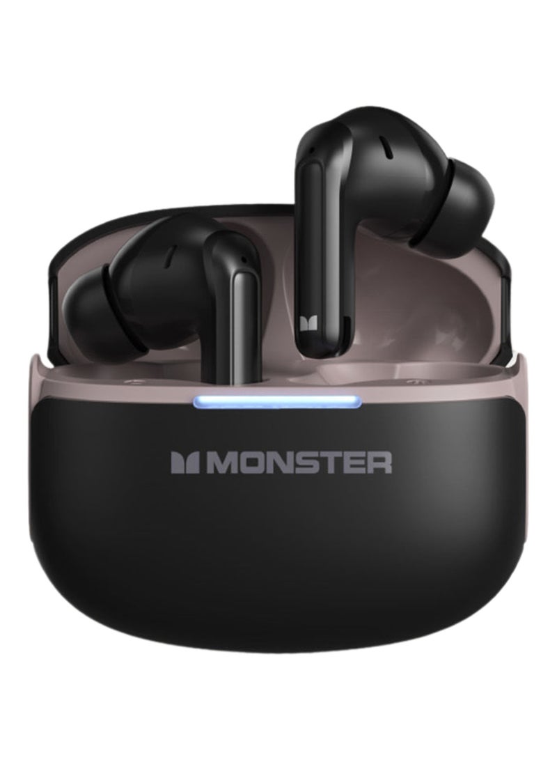 Monster Aura fit D02 Earbuds - Superior ANC+ENC Noise Cancellation, Premium 13mm Sound, Stable Bluetooth 6.0, Comfortable & Secure Fit - Image 1