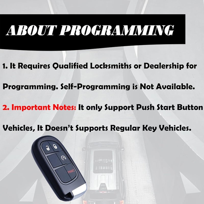 MechanMagic Key Fob Replacement for 2013-2018 Dodge Ram 1500 2500 3500 - Smart Keyless Entry Remote Control - Image 5