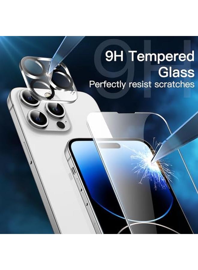 Jetech 5 In 1 Magnetic Case For Iphone 14 Pro 6.1 Inch With 2 Pack Tempered Glass Screen Protector And Camera Lens Protector Compatible With Magsafe Shockproof Bumper Phone Cover Clear - Image 5