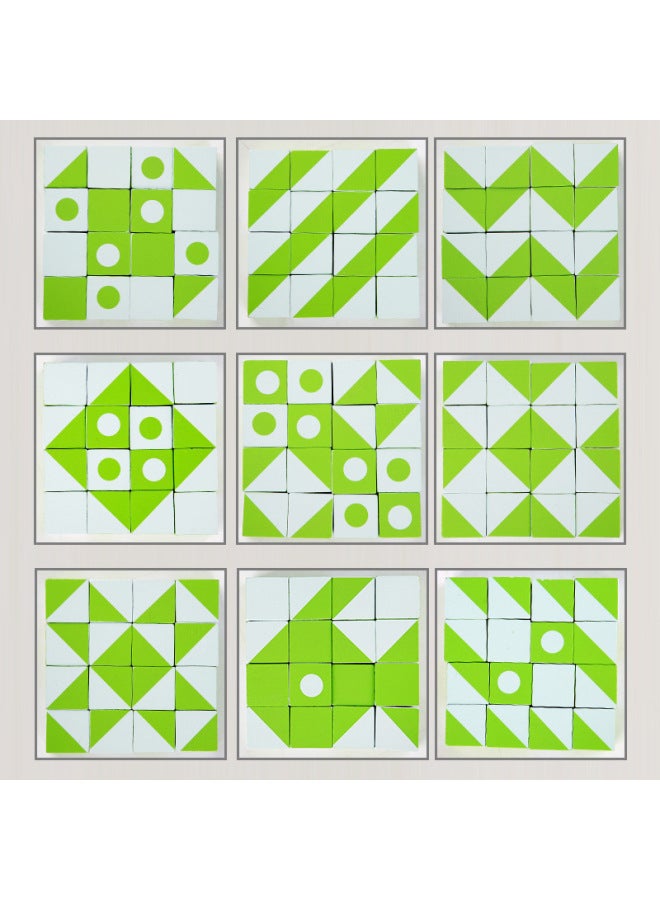 Children's Wooden Early Education Enlightenment Puzzle Space Logical Thinking Imagination Toy Cube Puzzle Building Blocks Grain 0.35-Color:JX-iron Box 3D Puzzle - Image 4