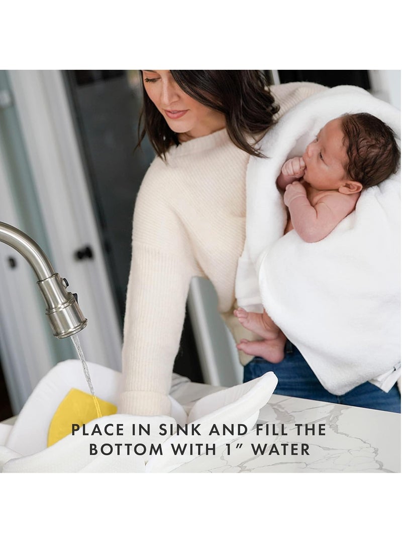 Generic - Baby Bath Pad Comfort Flower Bathtub Mat Sink Bathtub The Original Washer Safe Flower Seat for Newborns - Image 1