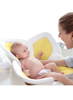Baby Bath Pad Comfort Flower Bathtub Mat Sink Bathtub The Original Washer Safe Flower Seat for Newborns