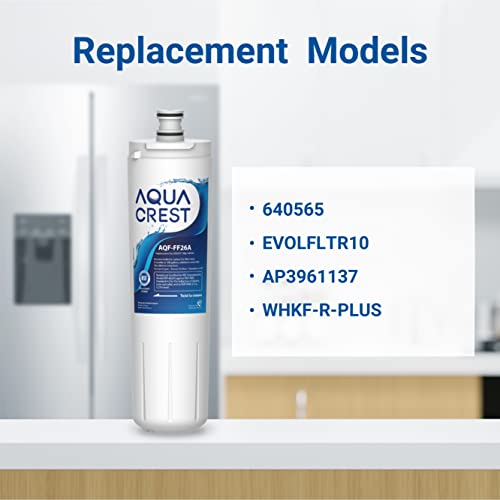 AquaCrest AQUA CREST Replacement 640565 Refrigerator Water Filter, Compatible with Bosch 640565, EVOLFLTR10 AP3961137, 3M Cuno CS-52, Whirlpool WHKF-R-PLUS - Image 4