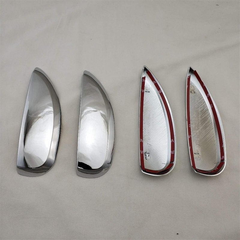 QASULER Chrome Plated Door Handle Covers for Renault - Image 1