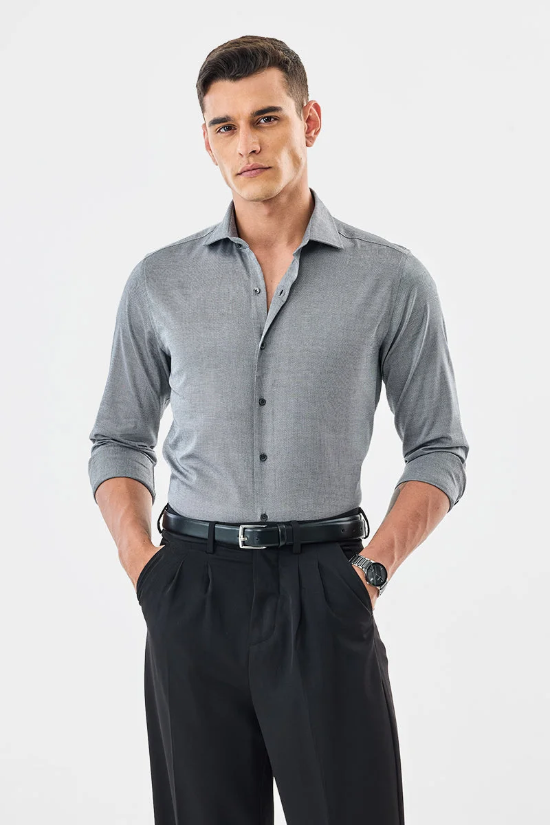 SNITCH Slim Fit 100% Cotton Luxe Shirt
