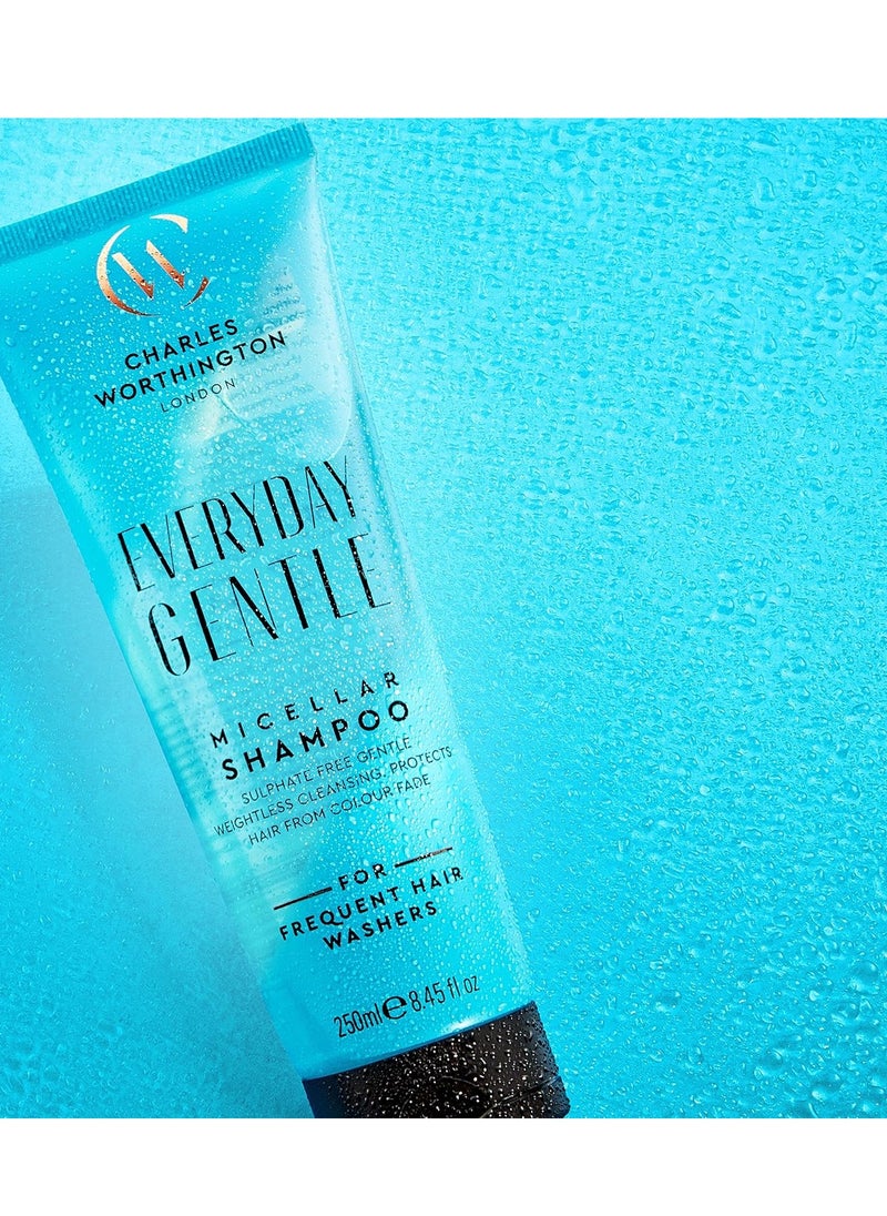 CHARLES WORTHINGTON Everyday Gentle Micellar Shampoo Nourish and Protect Salon Shampoo for Everyday Use 250 ml  - Image 3