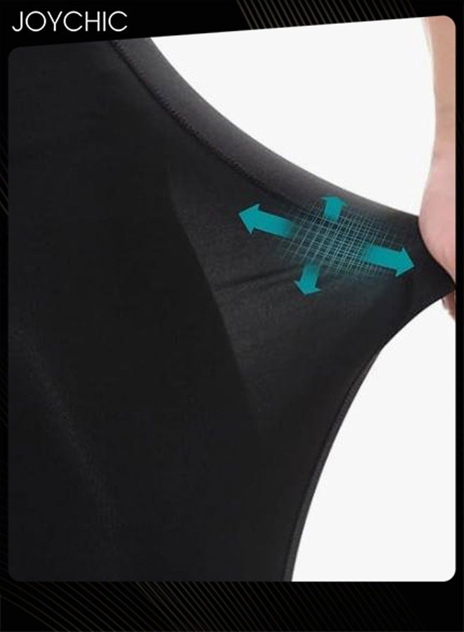 Joychic 3 Piece Men Sportswear Set Quick-drying and Breathable Workout Suits for Sports Fitness Gym Black - Image 3