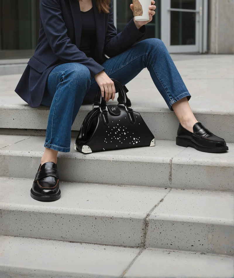 STEVE MADDEN Noordin Textured Chunky Loafers