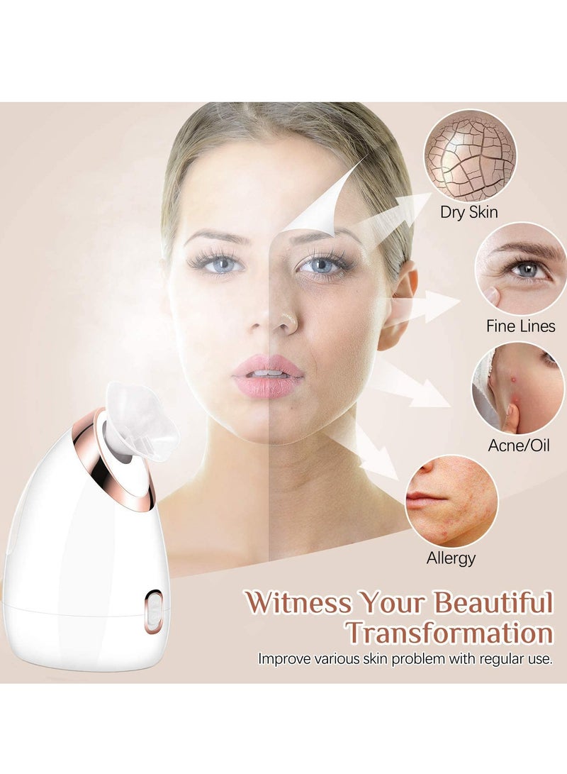 Prime by javaudan Facial Steamer Sinus Steamer Facial Skin Moisturizing Mask Sauna Spa Steamer with Aroma Diffuser Humidifying Function Superfine Nano-Ionic Mist - Image 4