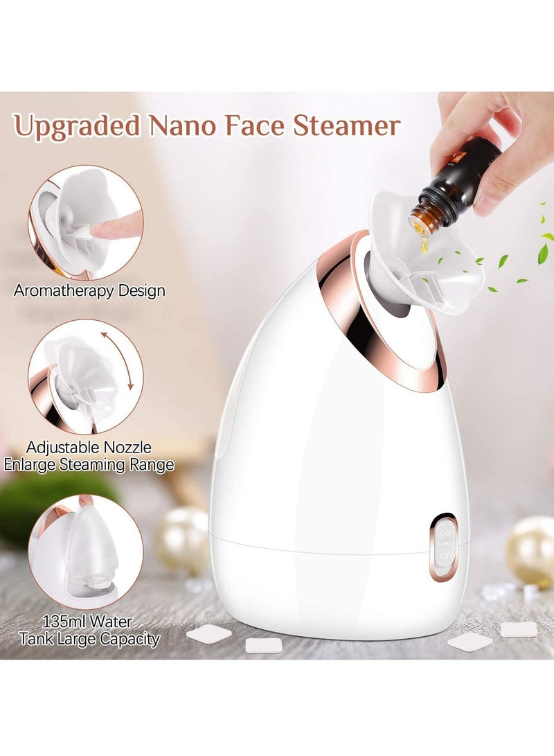 Prime by javaudan Facial Steamer Sinus Steamer Facial Skin Moisturizing Mask Sauna Spa Steamer with Aroma Diffuser Humidifying Function Superfine Nano-Ionic Mist - Image 3