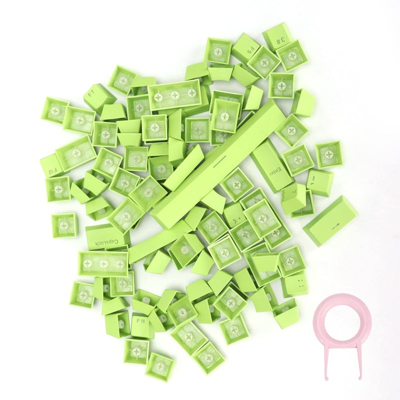 Green Ergonomic PBT Keycaps 108 Key Set Wear Resistant Durable For Mechanical Gaming Keyboard - Image 4