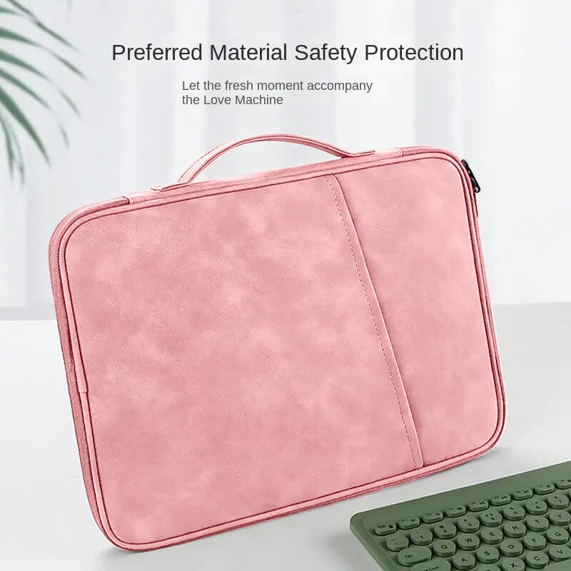 Moca Tablet Sleeve Case for 9.7 iPad /10.9 inch New iPad / 11 inch iPad Pro / 10.2 inch iPad / 10.9" iPad Air, Galaxy Tab A8 10.5" Protective Bag, Fit Apple Smart Keyboard, Black (Pink) - Image 5