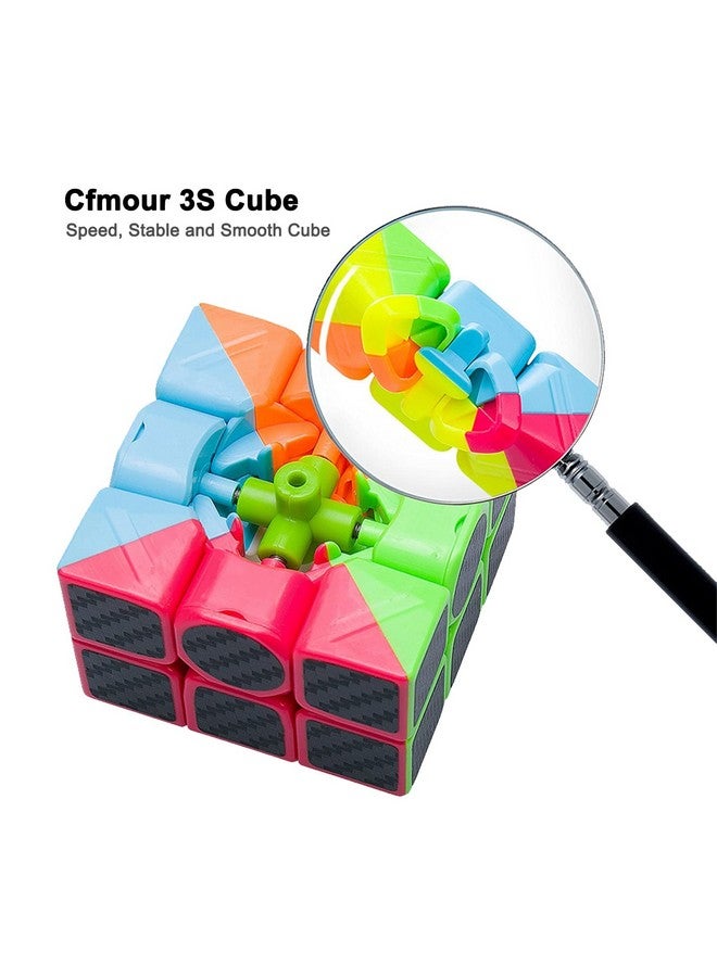 CFMOUR Original Speed Cube 3X3X3 Fast Magic Cube For Kids Smooth Carbon Fiber Cubes Puzzle Toys - Image 3