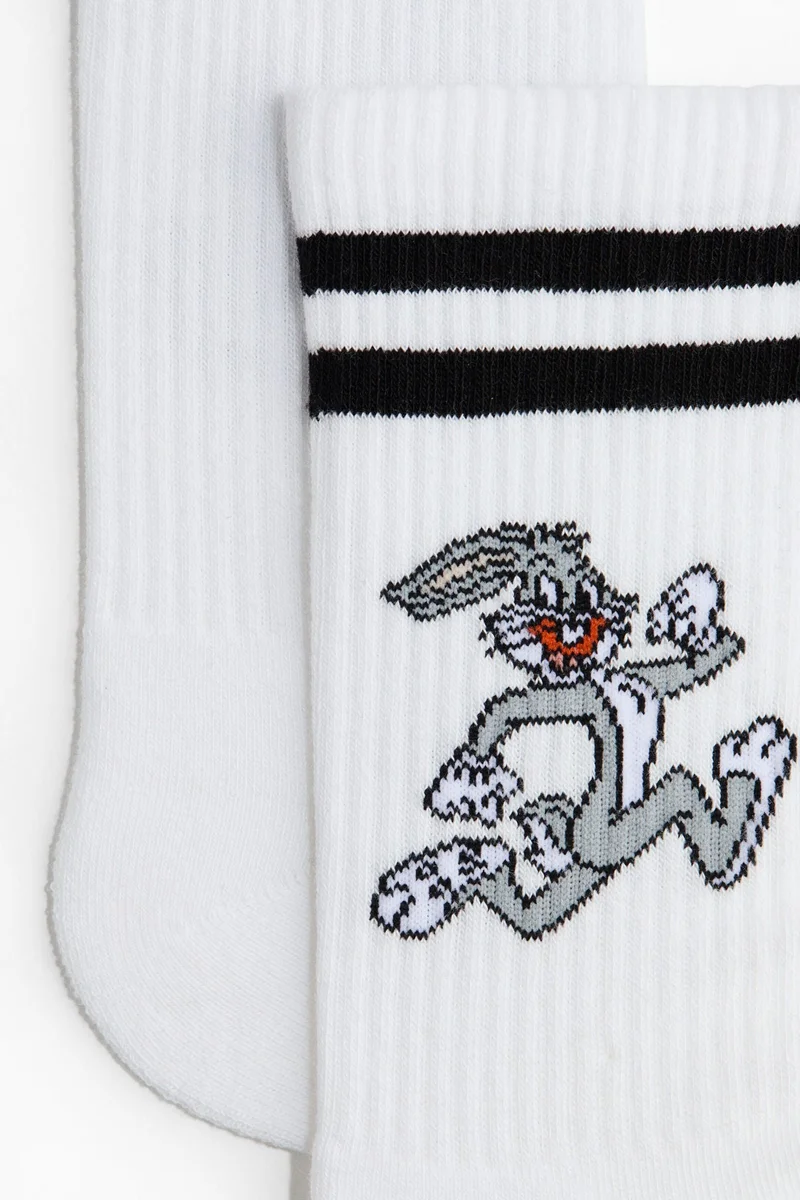 H&M Motif-detail socks