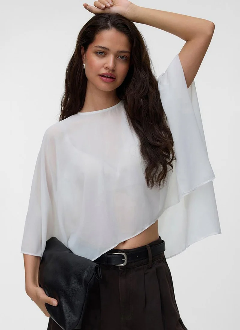 فيرو مودا Women's VMADALYN Cape Woven Top