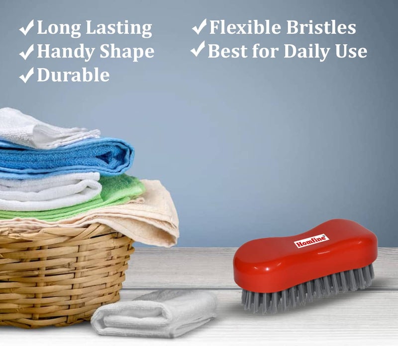 Homfine Cleaning Series Cloth Brush | Laundry Brush Flexible Bristles for Cloth Washing, Multipurpose Cleaning (1U, Aqua Green) - Image 3