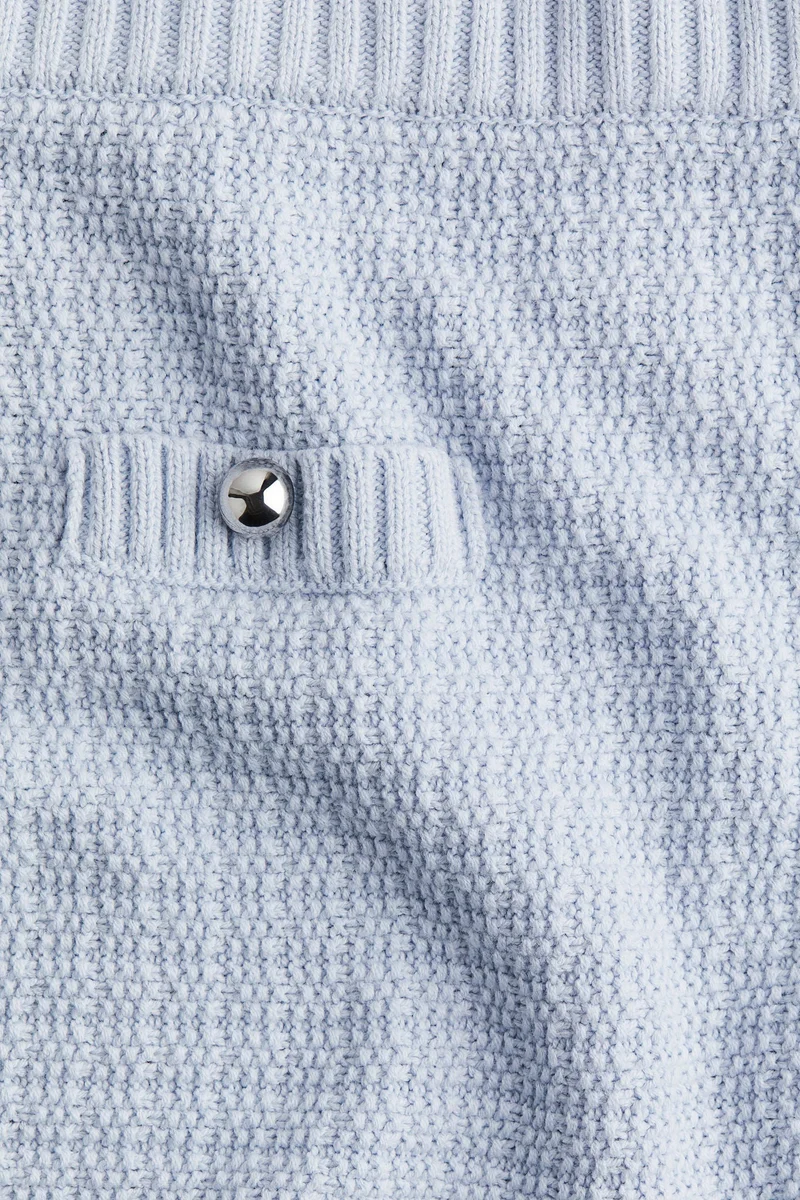 H&M Textured-knit skirt