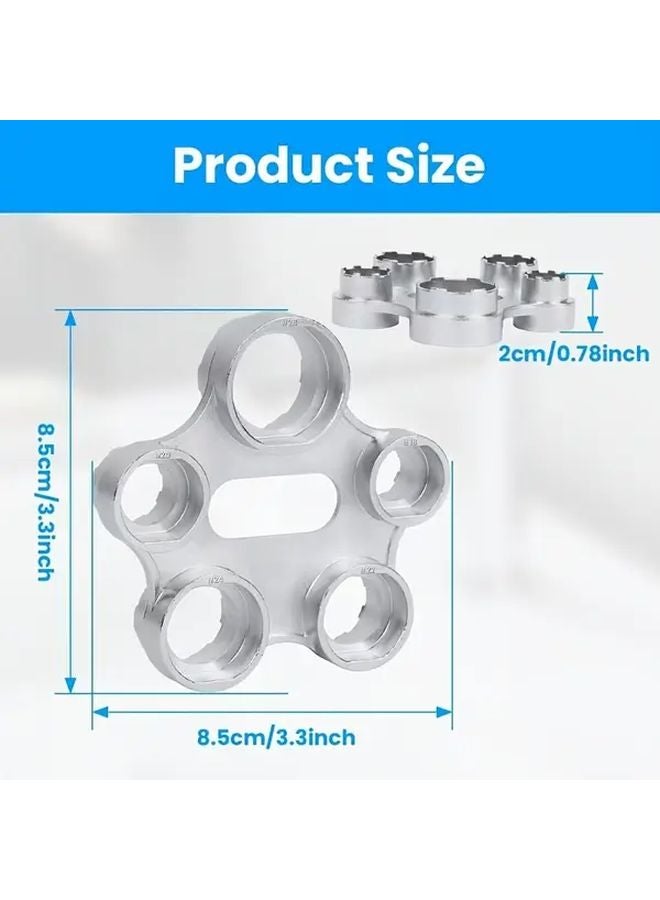 Heavy Duty Faucet Aerator Wrench Tool Professional Plumbing Key Zinc Alloy 1pc - Image 4