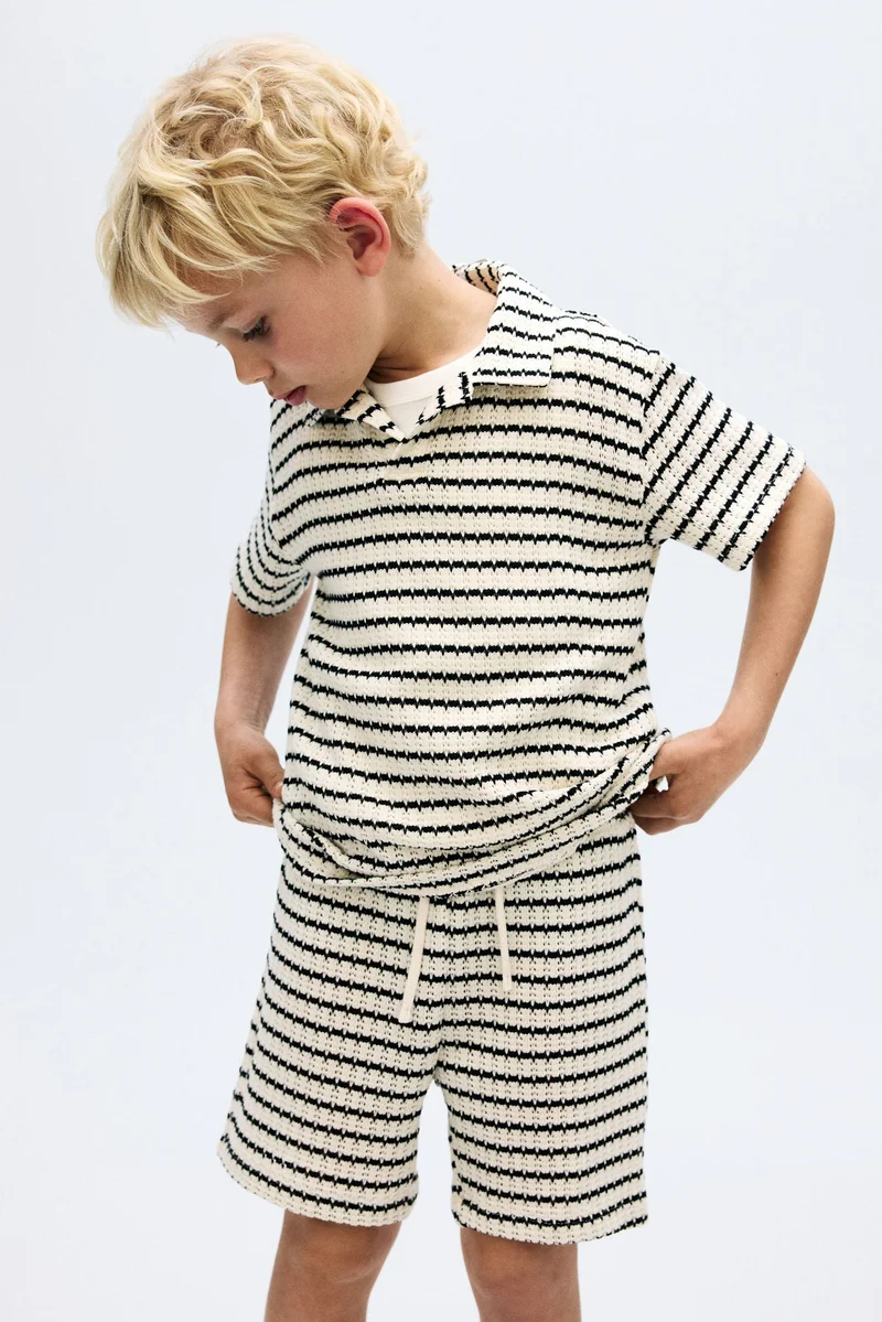 H&M 2-piece textured-knit set