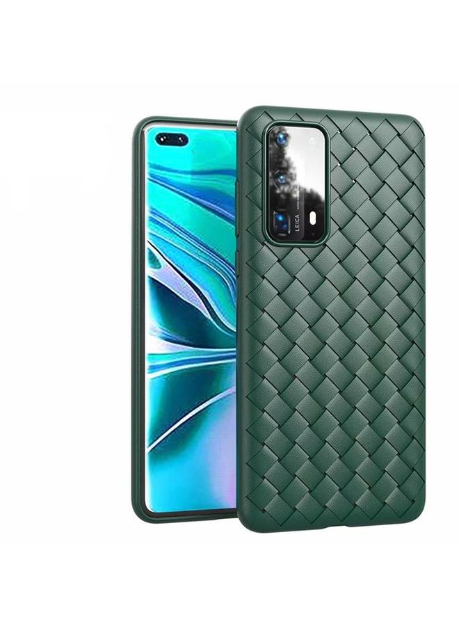 اس-توب جراب لهاتف Huawei P40 Pro، جراب هاتف محمول من مادة TPU قابلة للتنفس بنمط منسوج كلاسيكي غير قابل للانزلاق - Image 3