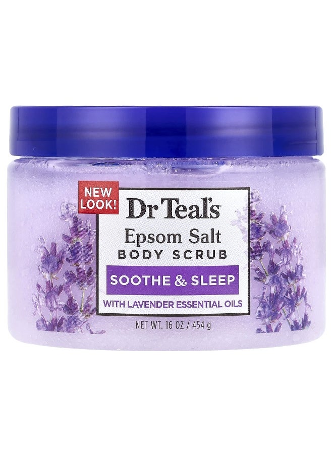 Dr. Teals Dr. Teal's, Epsom Salt Body Scrub, Lavender, 16 oz (454 g)  - Image 1