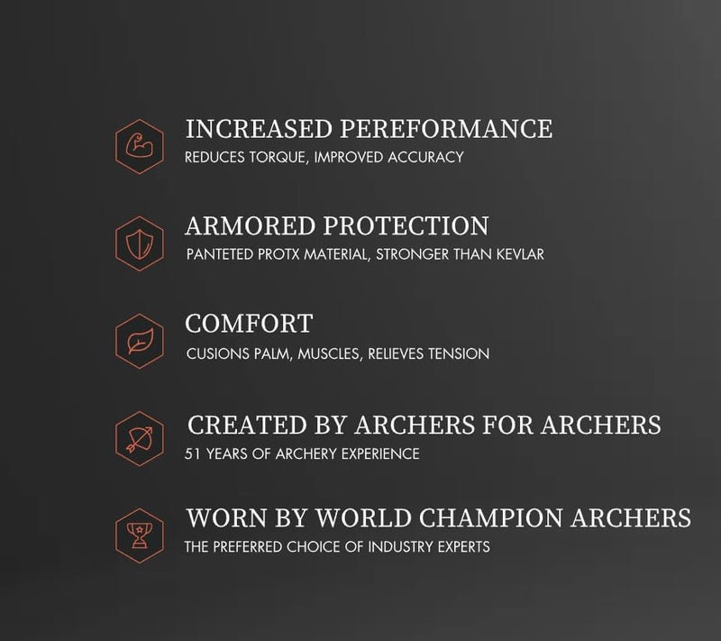 ShootingEdge ProTX | Kevlar Armored Hand Guard | Black | Left Bow Hand - Image 4